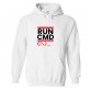 Run Cmd Classic Unisex Kids and Adults Pullover Hoodie for Computer Geeks